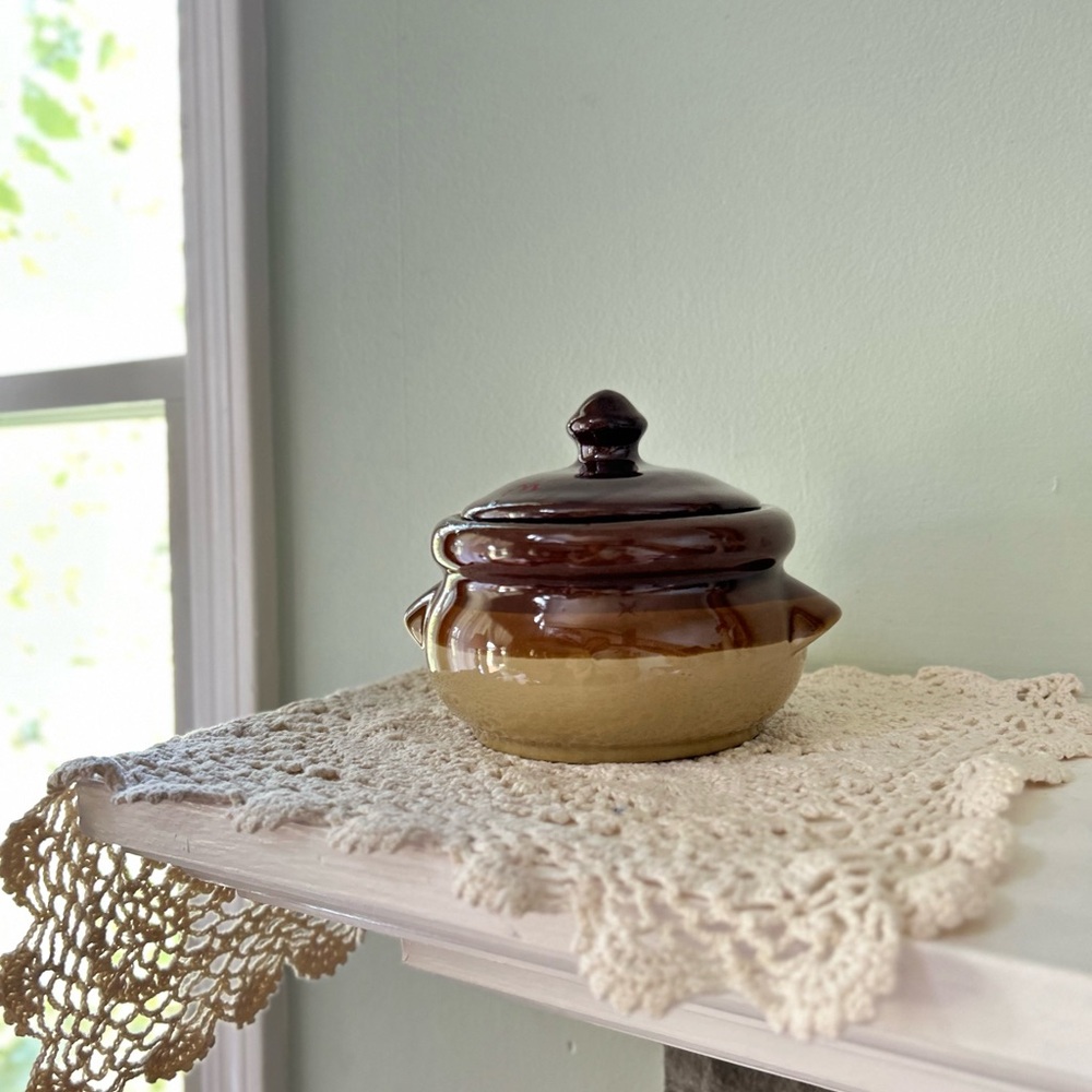 Antique bean pot - Picture 2 of 2